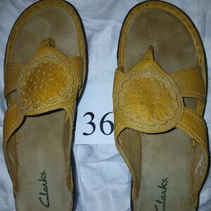 Clarks Leather Summer Sandals
